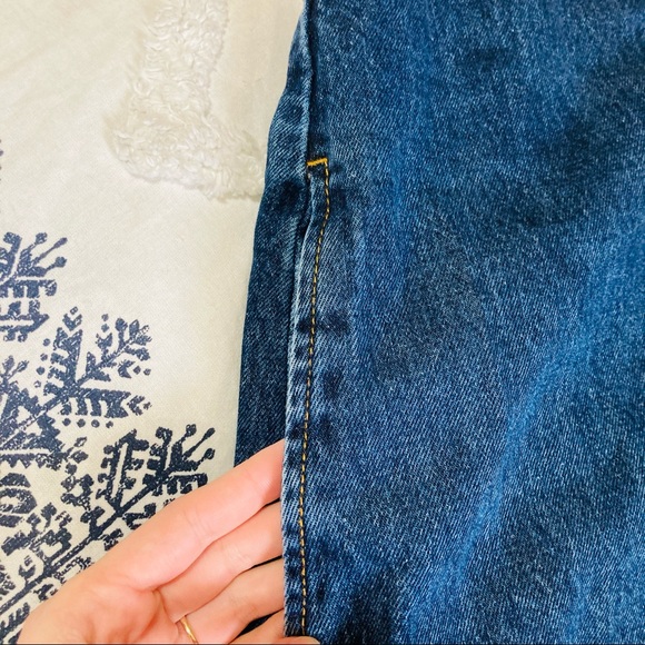 Forever 21 Denim Blue Mini Overall Dress Small - Picture 7 of 11